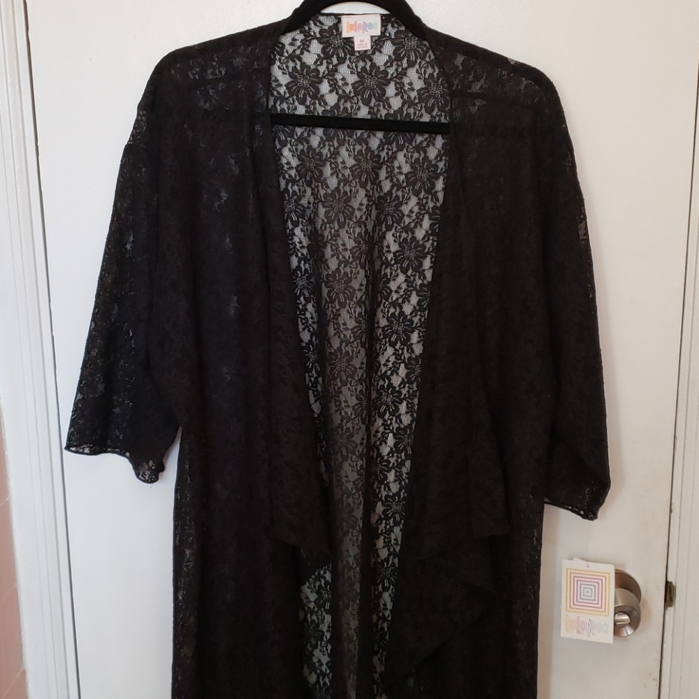 NWT Black lace Shirley Coverup